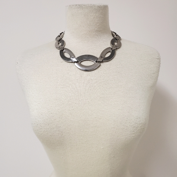 Unisex Large Silver Chain Necklace - Picture 3 of 6